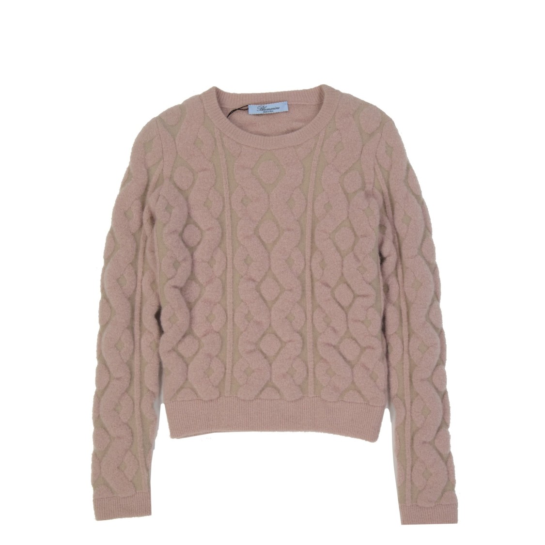Blumarine Wool Blend Sweater In Pink