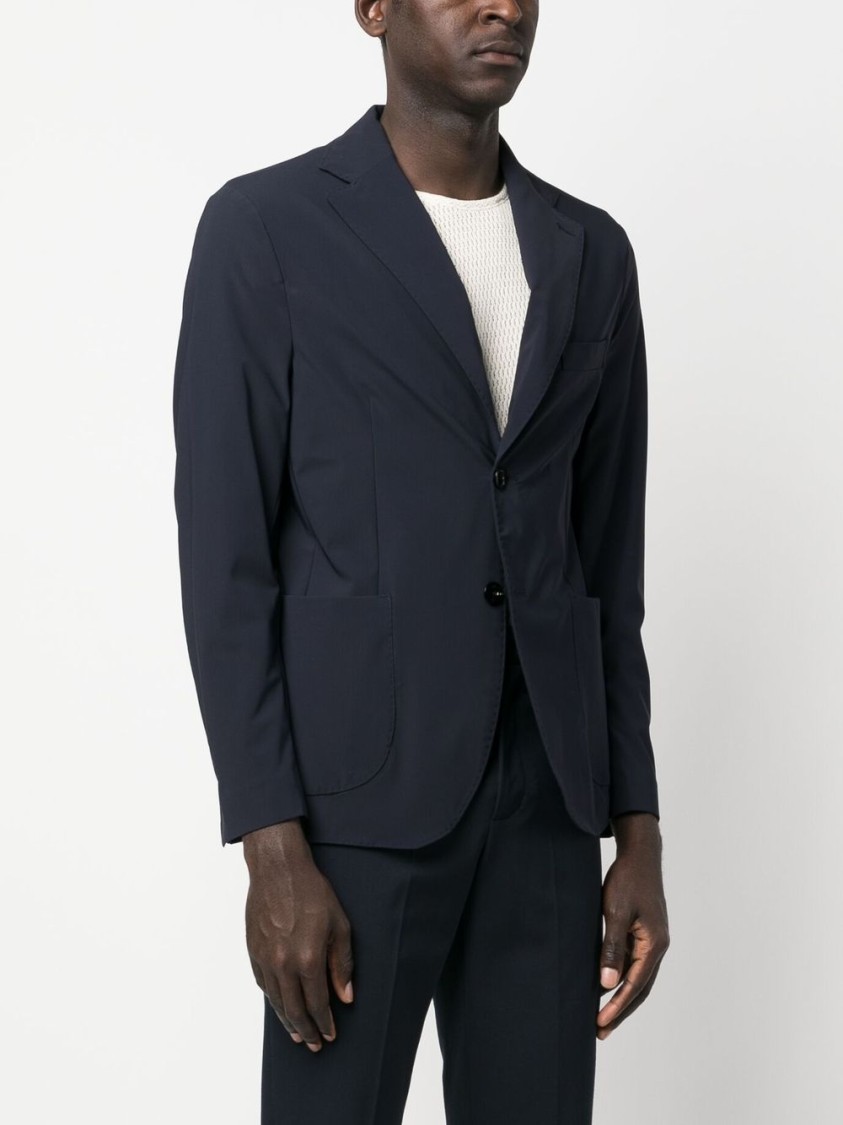 P.M.D.S PMDS TAILORED BLACK SINGLE-BREASTED JACKET