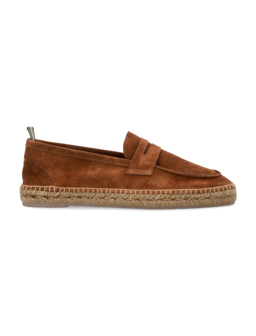 Castaã±er Nacho T-005 Espadrilles In Leather Color Suede In Brown