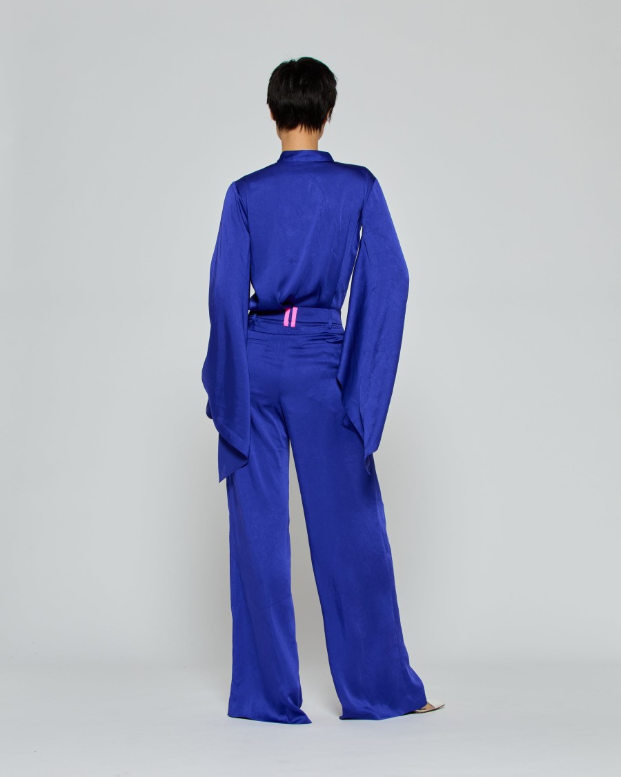 Serena Bute Bute Trouser '25 With High Waist And Flowing Wide-leg Design