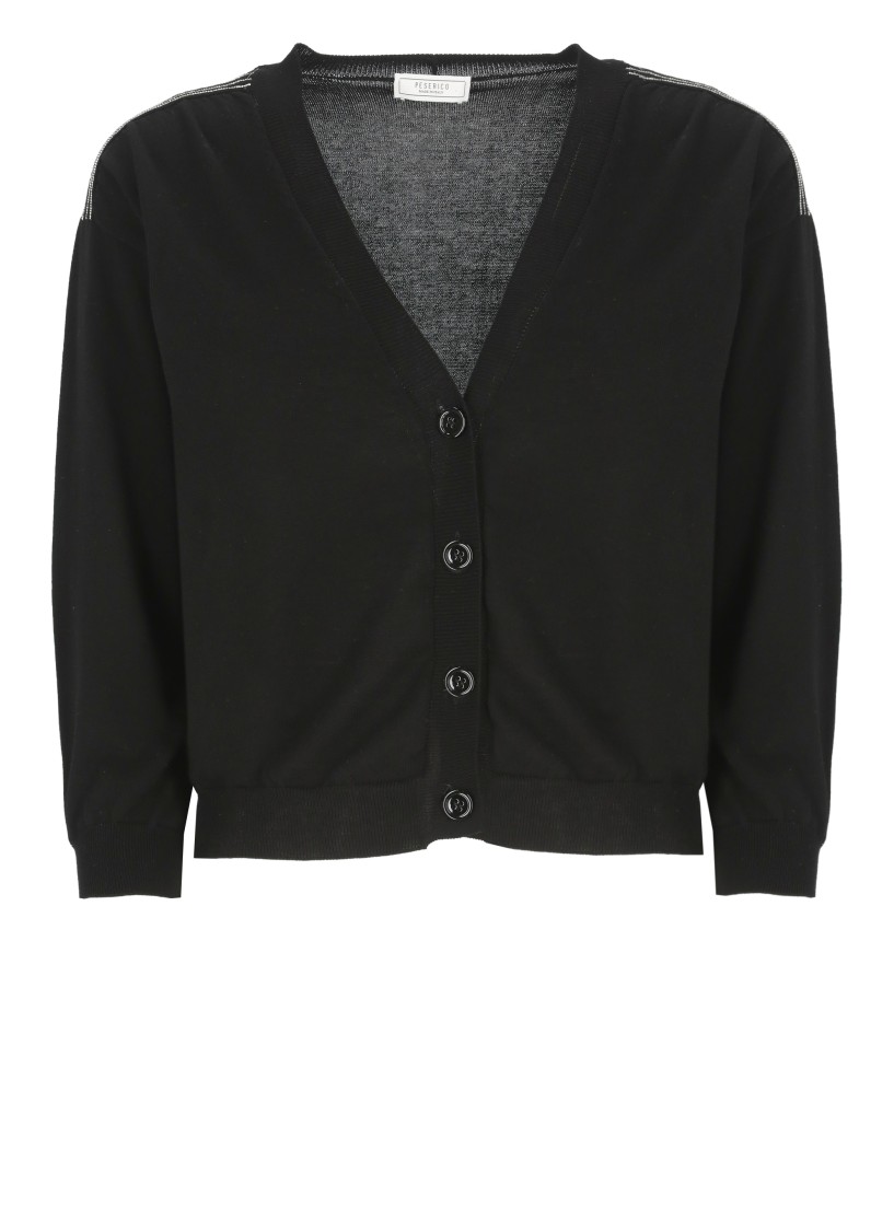 Peserico Long-sleeved Knitted Cardigan