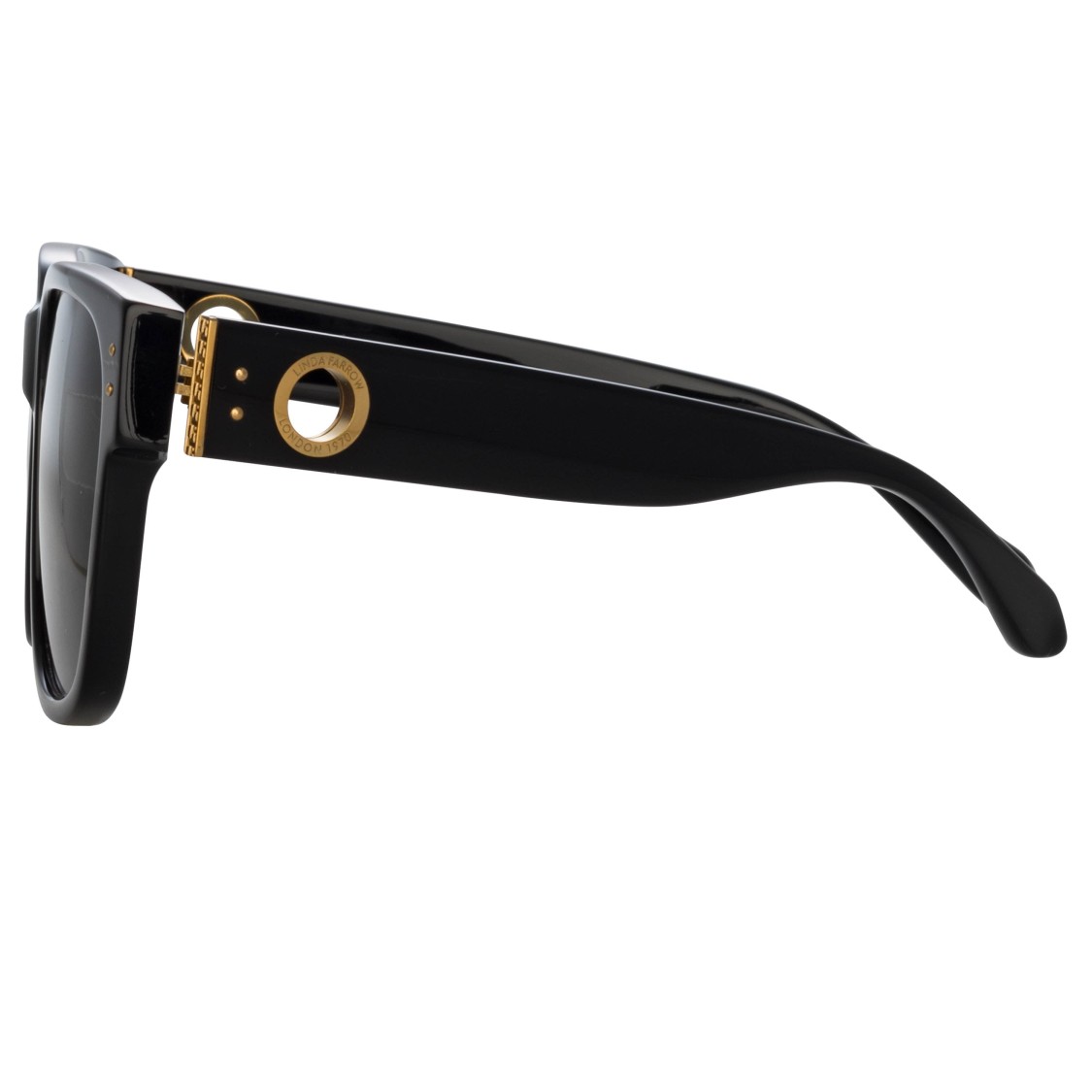 Linda Farrow Perry D Frame Sunglasses In Bl