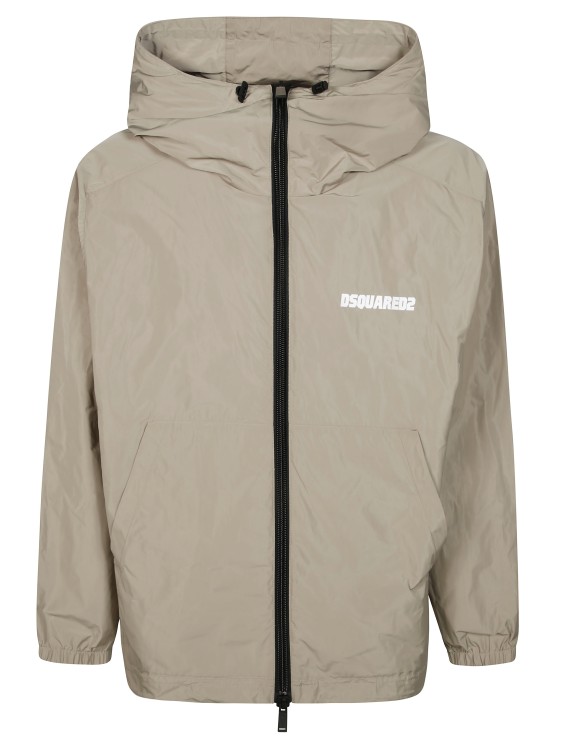 【格安】DSQUARED2 ZIP Parker Dsquared2 Front-Zippered Windbreaker Jacket With Adjustable