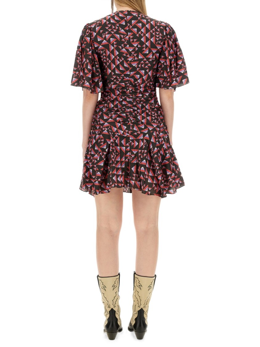 Shop Isabel Marant Lienne Dress In Brown