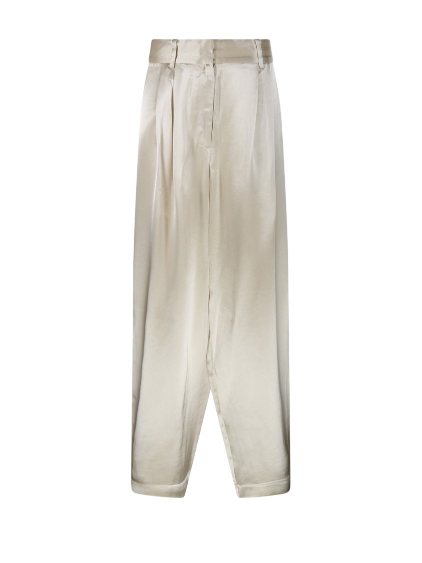 Shop By Malene Birger Piscali Trouser In Neutrals