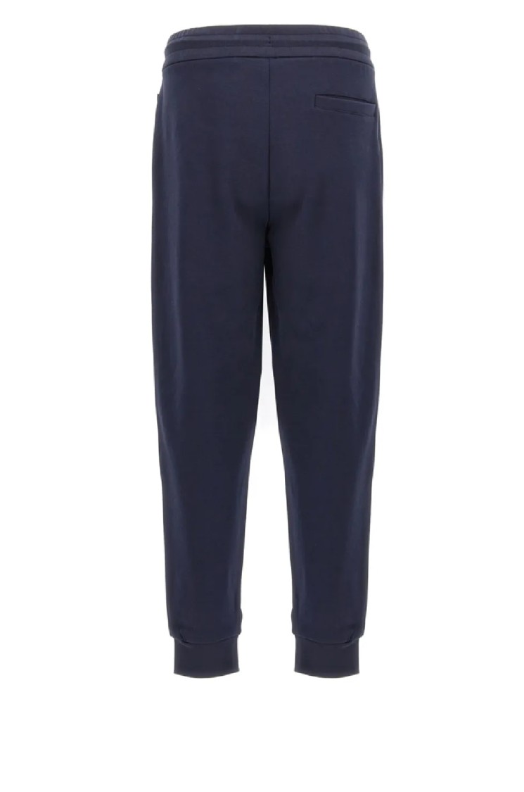 Hugo Boss Jogger-style Pants With Tapered Legs In Blue