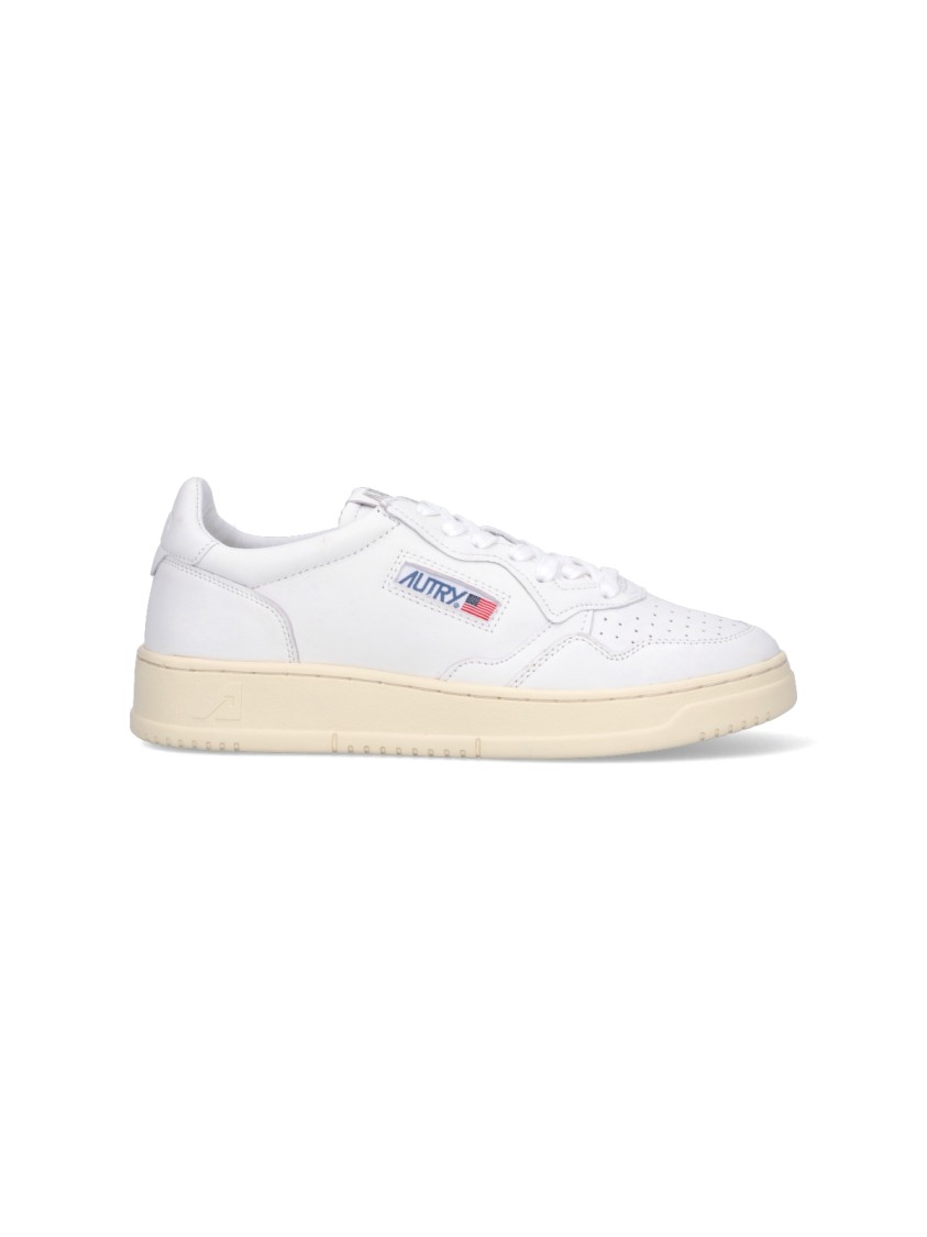 Autry Low-top Sneakers With Smooth Leather Upper And Perforated Detailing