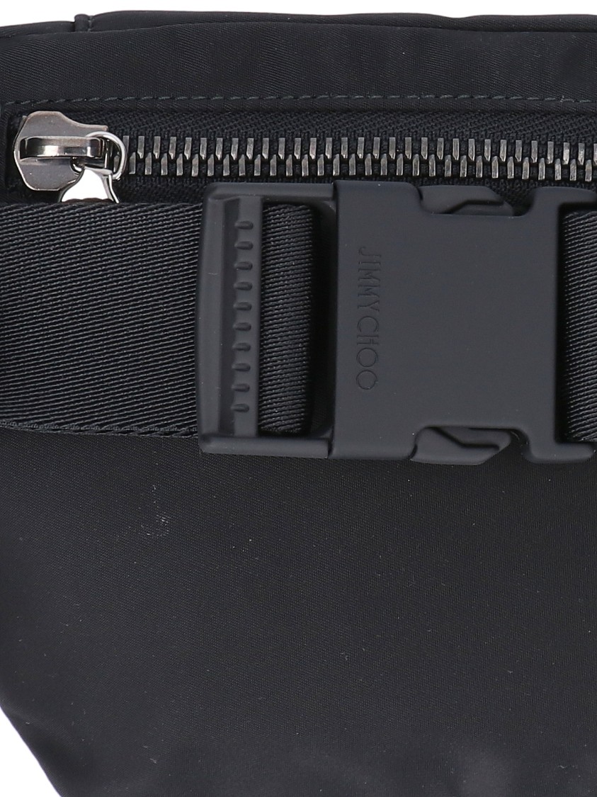 Jimmy Choo "finsley" Black Nylon Belt Bag