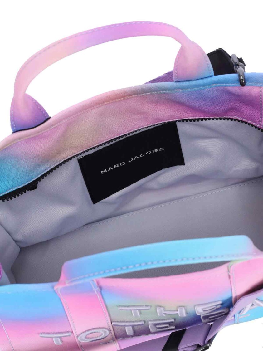 Marc Jacobs "the Airbrush Canvas" Medium Tote Bag In Multi