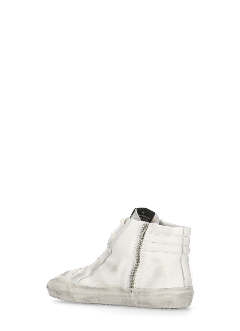 Golden Goose Slide Penstar Classic Sneakers In White
