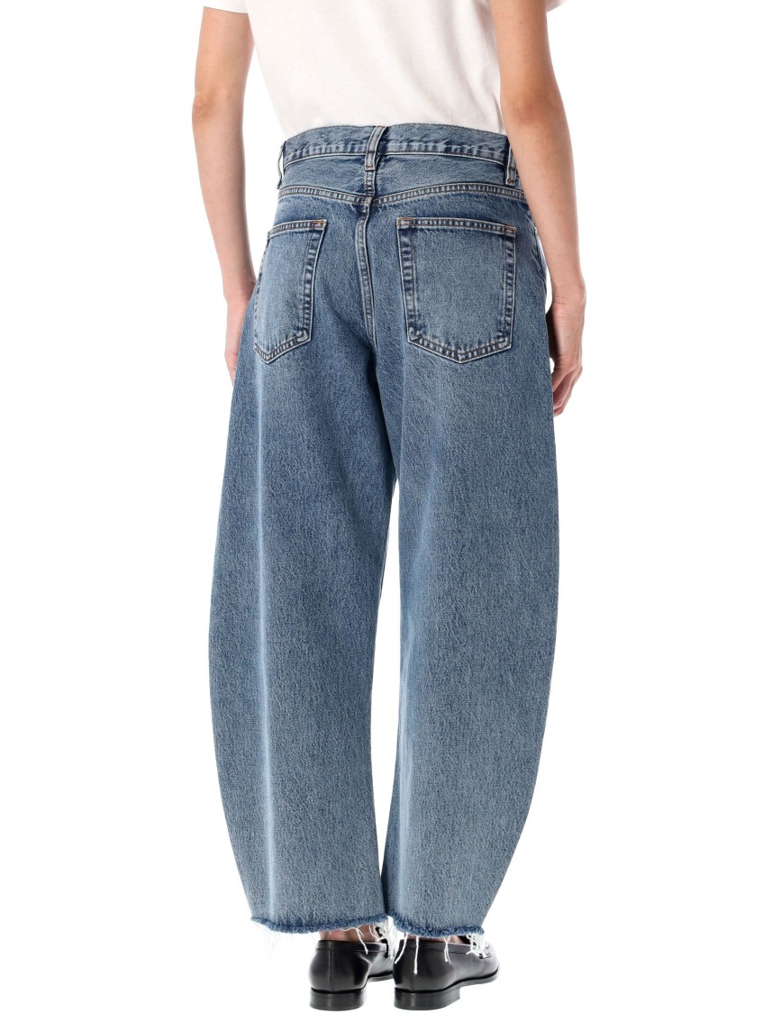 Frame The Bubble Crop Jeans In Blue