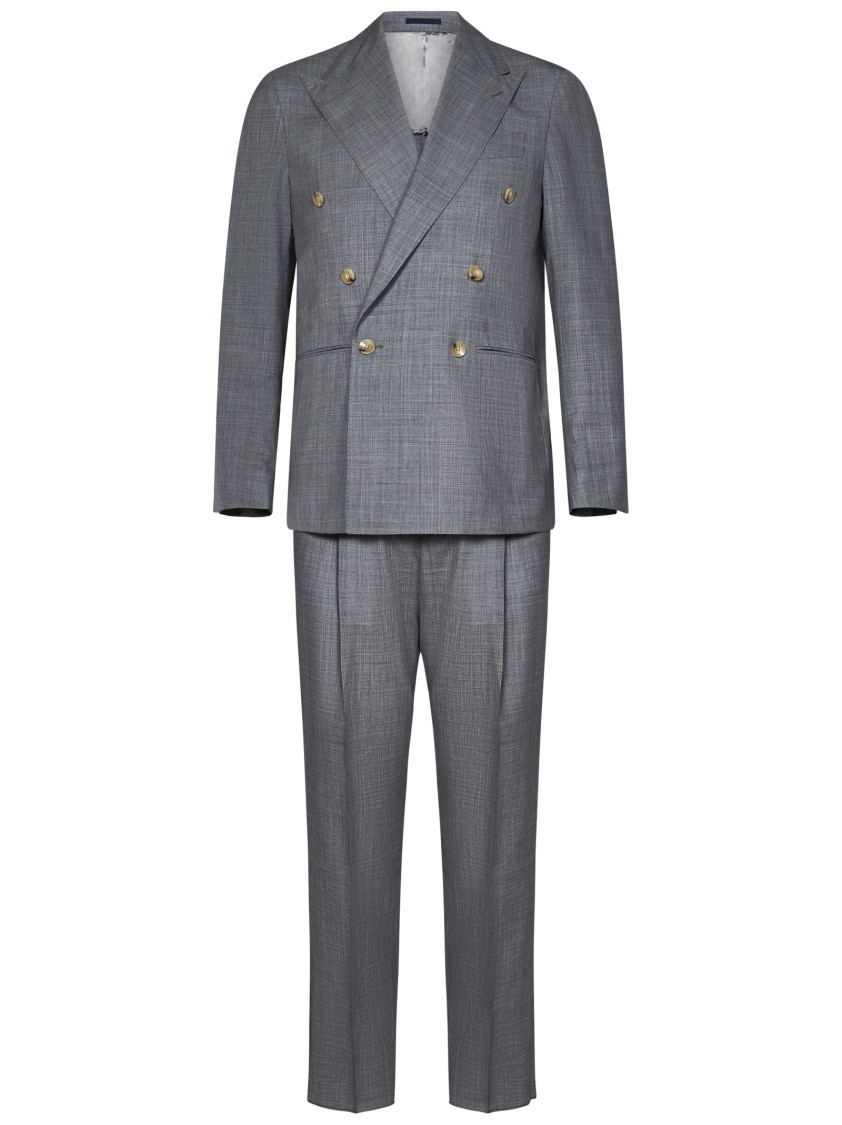 Franzese Collection Franzese Napoli Stefano De Martino Model Suit In Gray