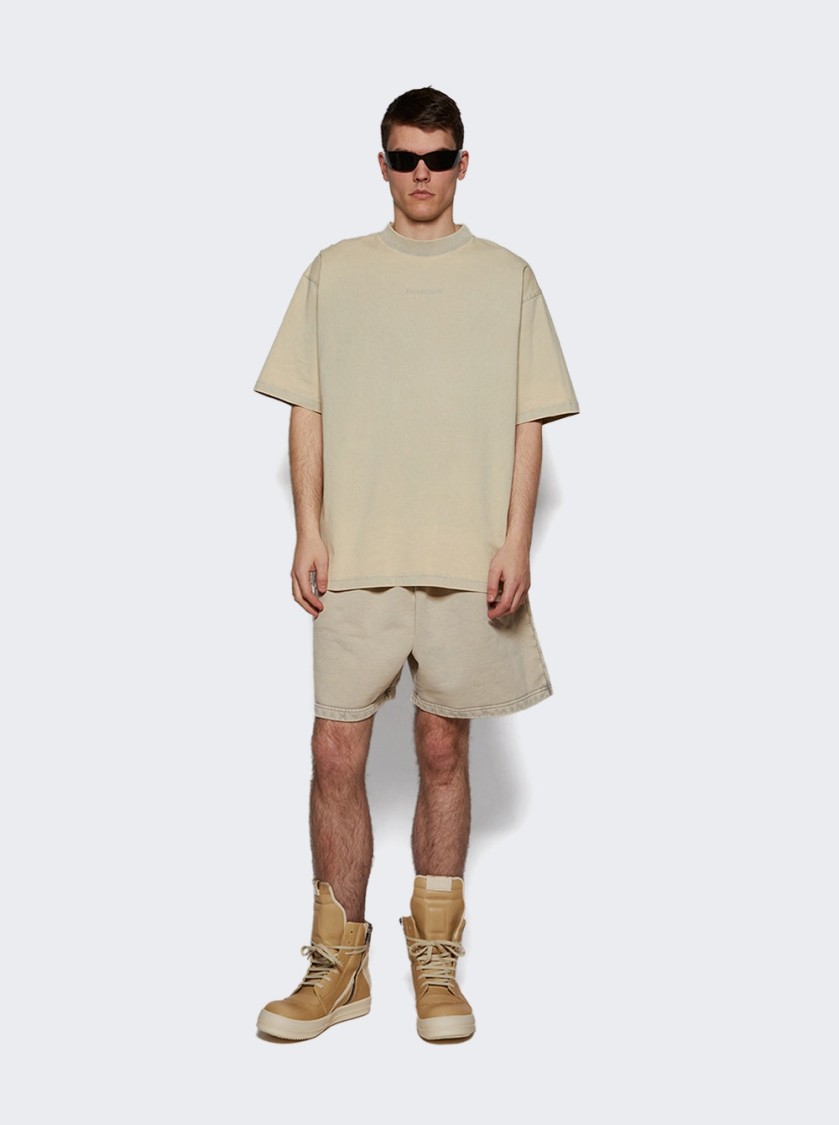 Rick Owens Hollywood Geobasket High Top Sneakers Parchment And Milk In Neutrals