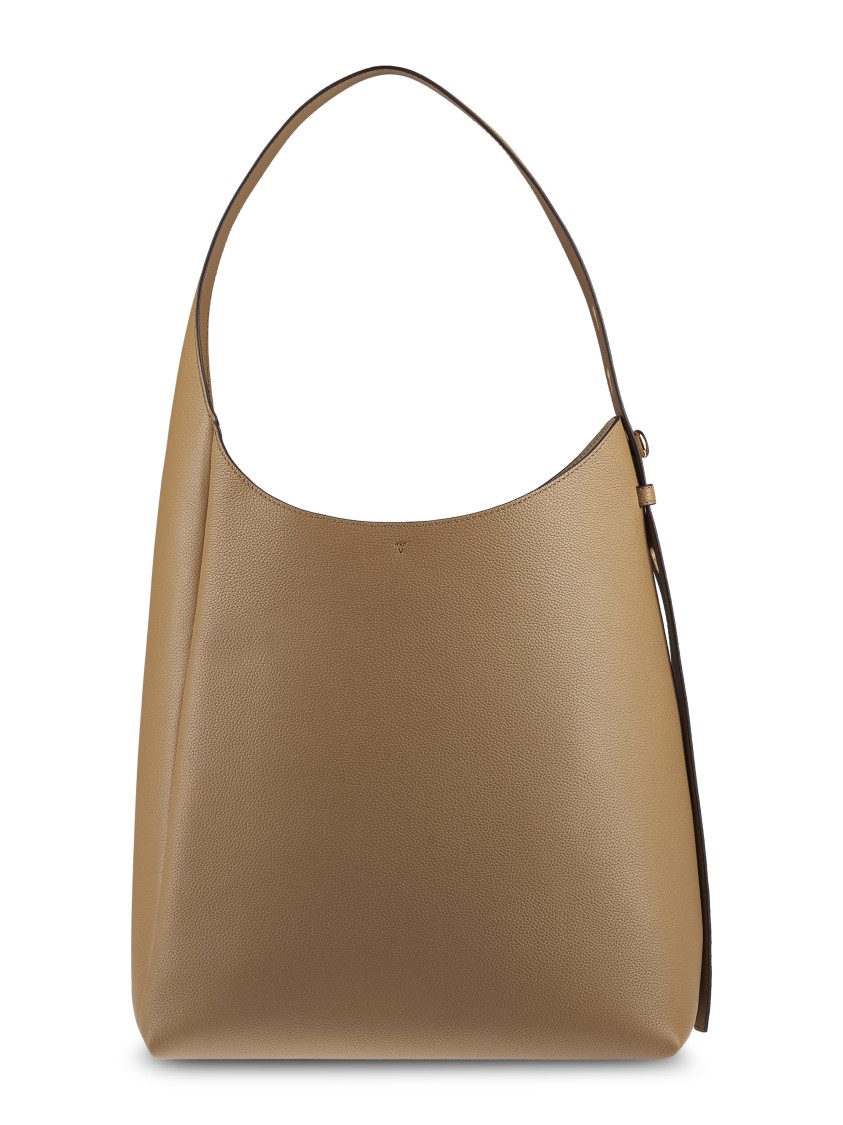 Tory Burch Romy Hobo Bag With Minimalist Design And Spacious Interior In Brown