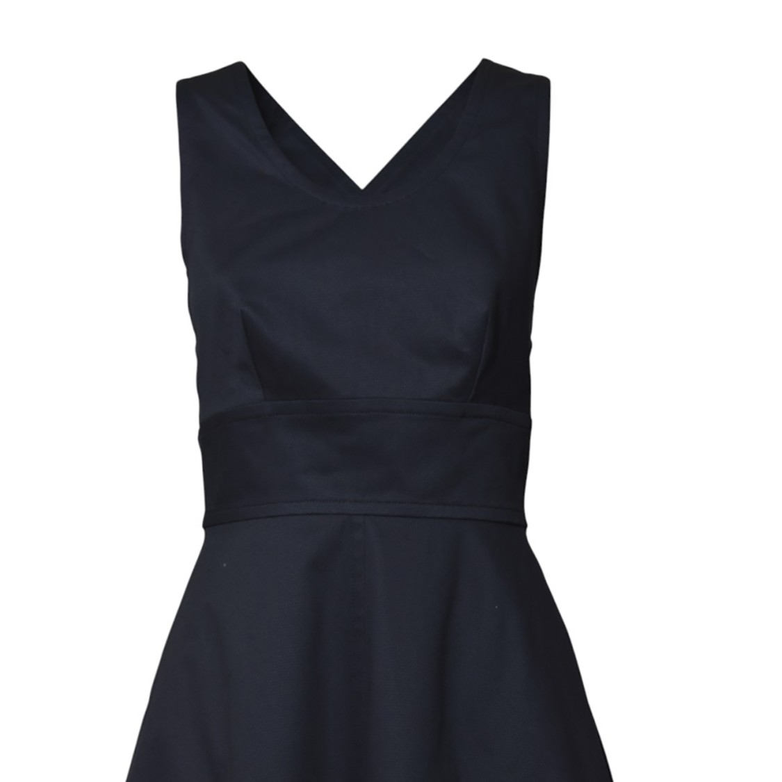オールインワン・サロペット Aspesi Midnight Blue Cotton Pique Midi Dress Aspesi Midnight Blue Cotton Pique Midi Dress In Black | ModeSens