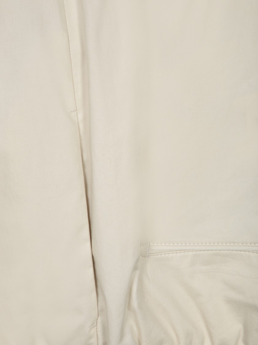 TAGLIATORE TAGLIATORE SINGLE-BREASTED WHITE SUIT WITH TAILORED TROUSERS