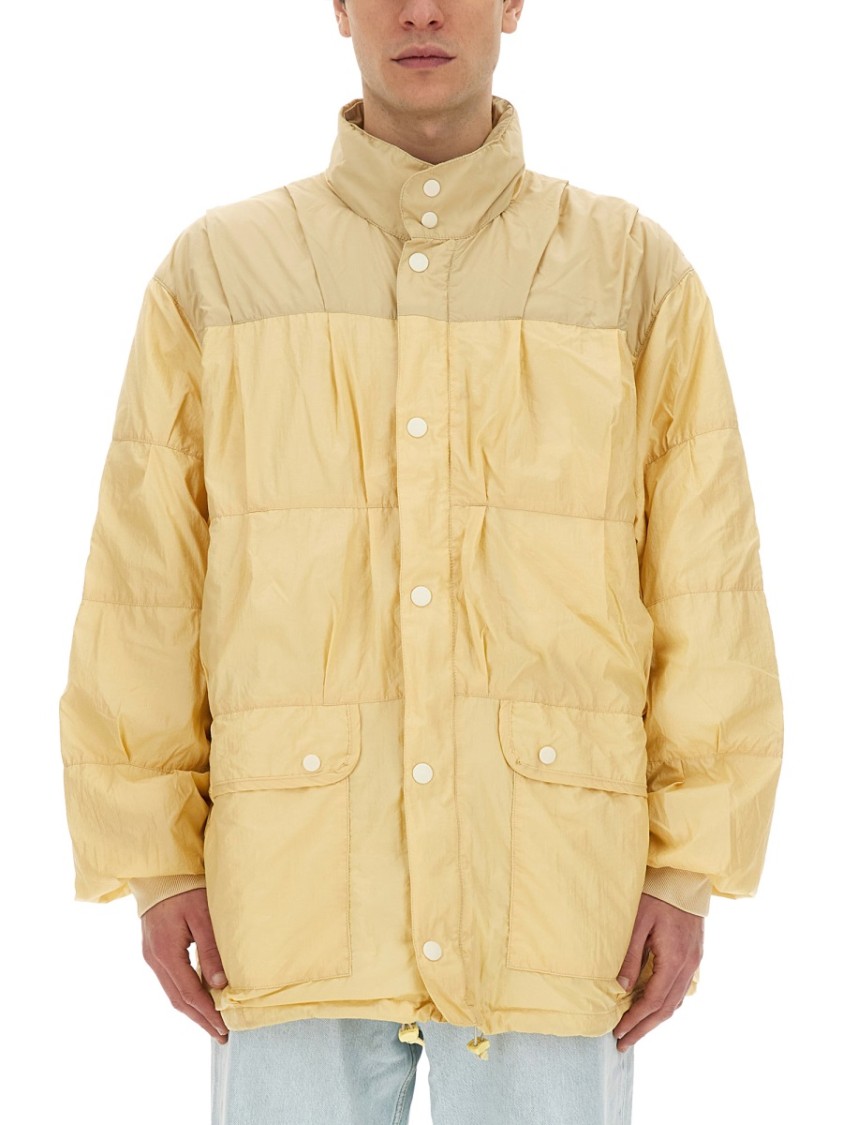 Our Legacy Adjustable Drawstring Technical Fabric Jacket In Neutrals