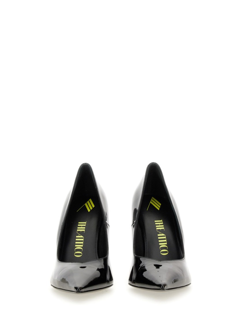 Attico Cheope 105mm Pointed-toe Pumps In Black