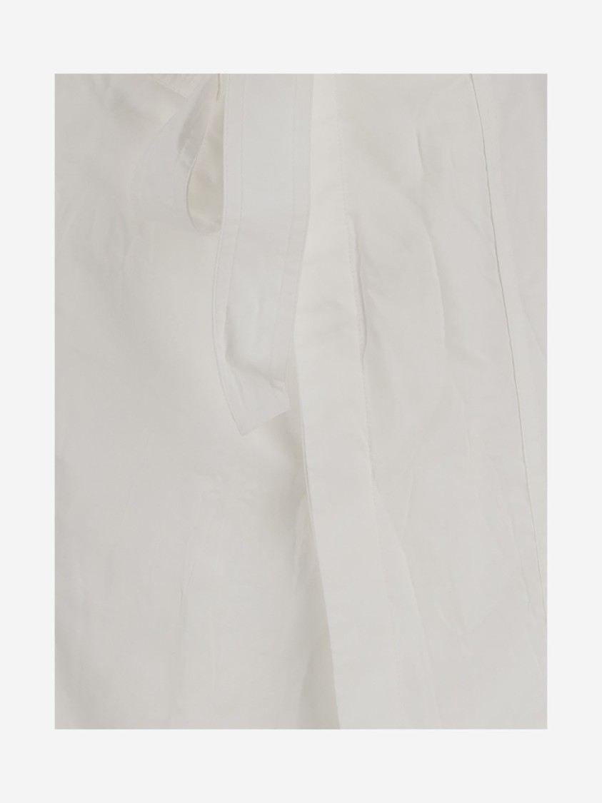 Shop Ferragamo Salvatore Wallet Skirt Made Of Cotton Blend