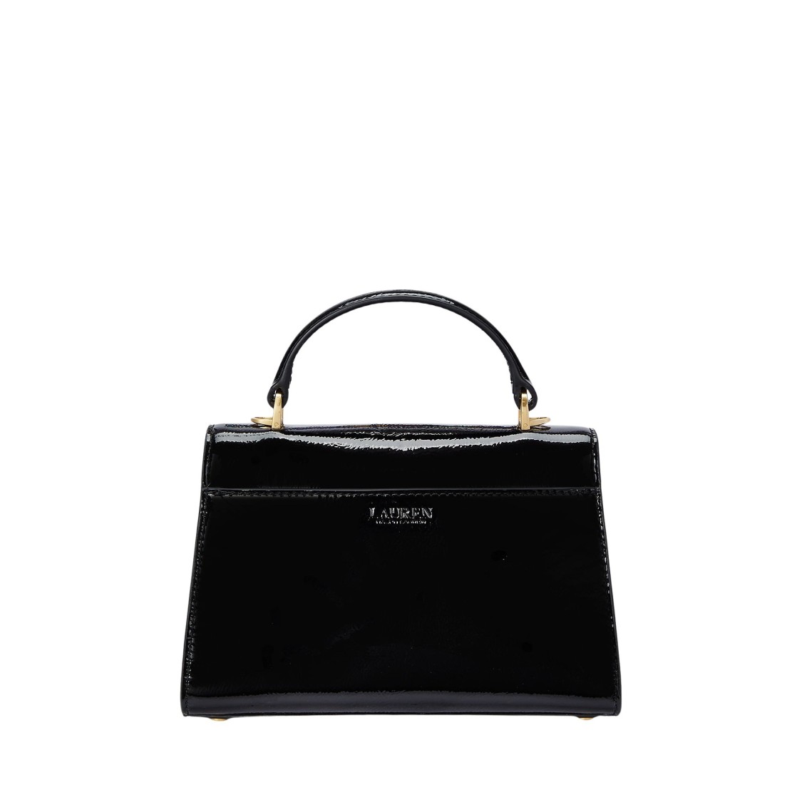 Ralph Lauren Farrah Sm Satchel Small In Black