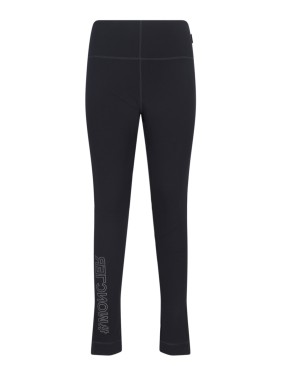 スパッツ・レギンス Moncler Grenoble Studded Leggings In Black Stretch Nylon Moncler Grenoble Studded In Black Stretch Nylon | THE LIST