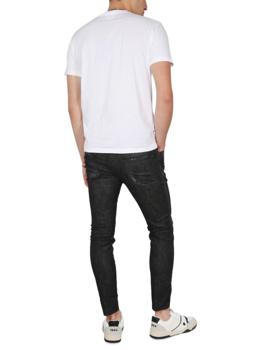 Dsquared2 Dsquared Men Skater Fit Jeans In Black