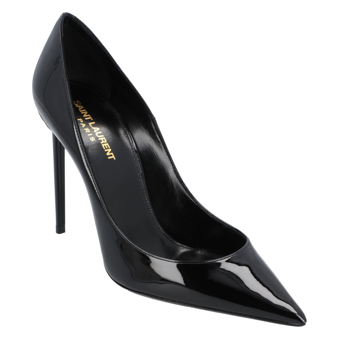Saint Laurent Zoe Pumps In Patent Leather In Black