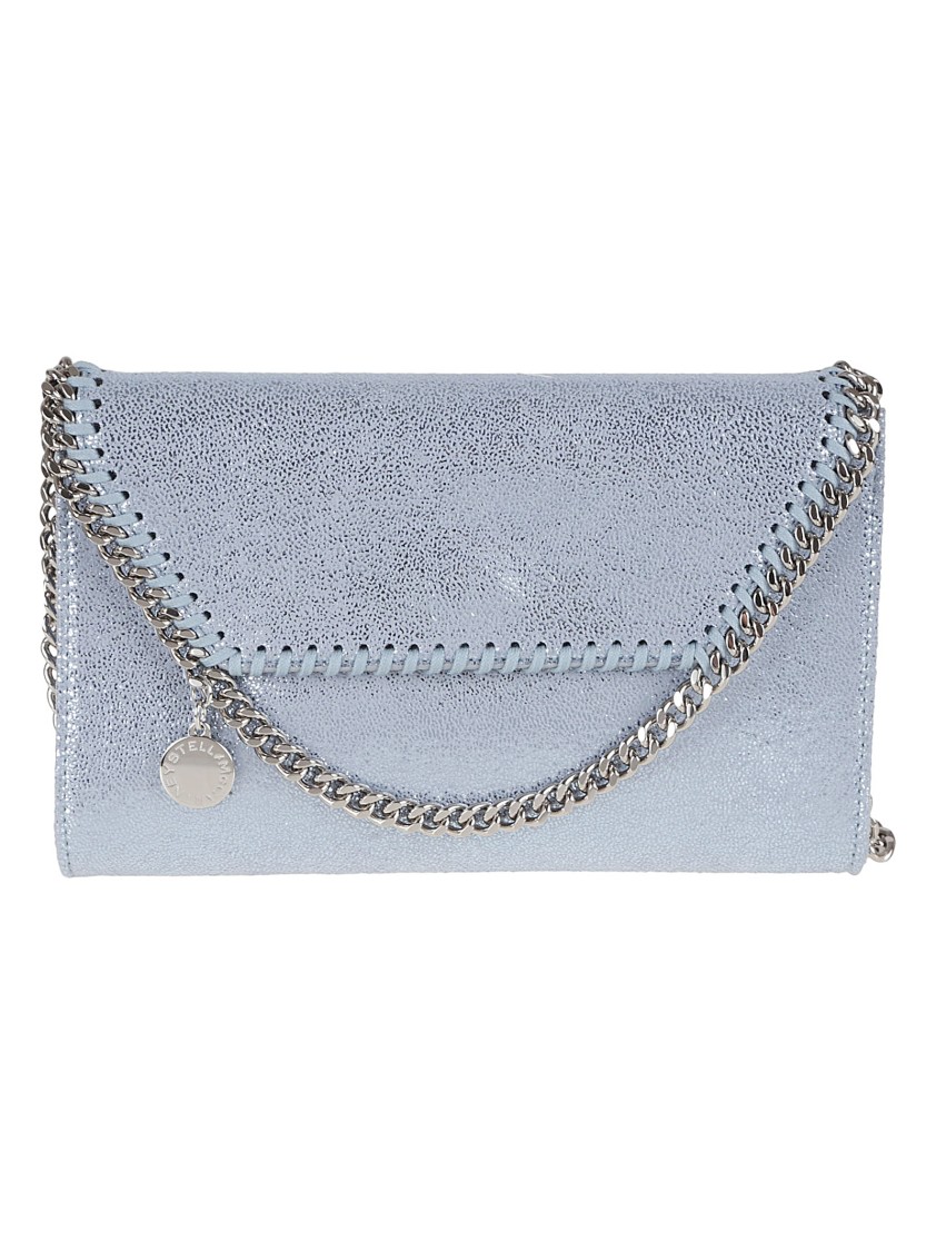 Stella Mccartney Blue Falabella Mini Crossbody Bag