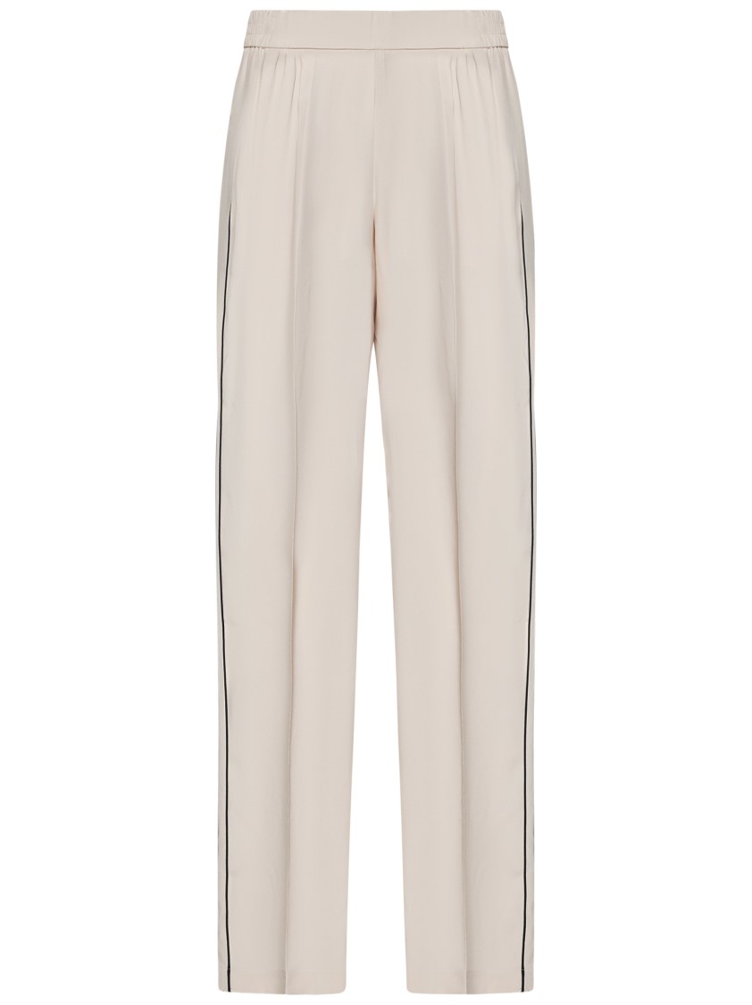 N°21 Blush Pink Satin Pyjama-style Trousers In Neutral