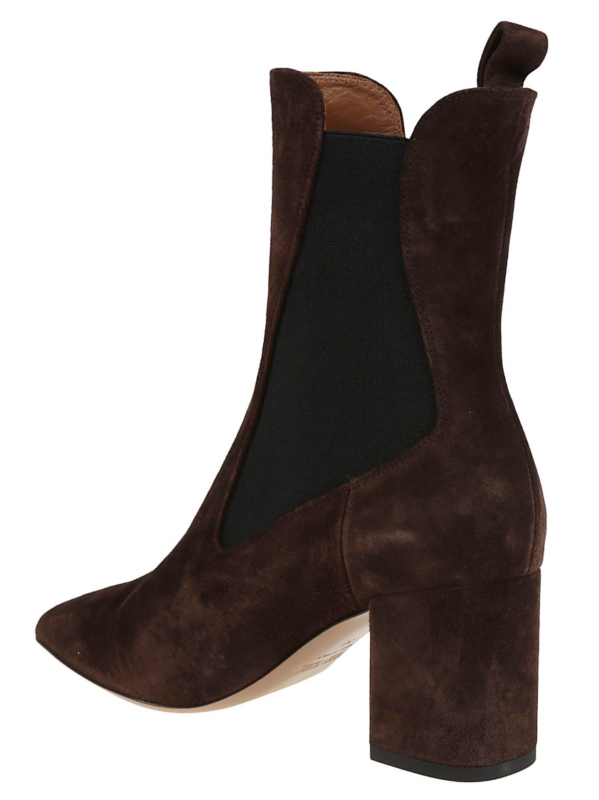 Paris Texas Anja Suede Ankle Boots In Brown