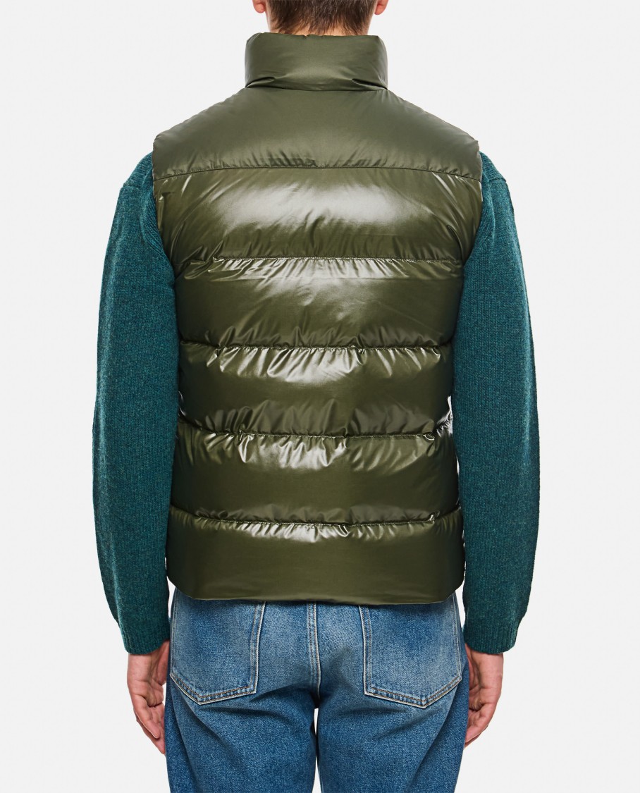 Pyrenex John Padded Gilet In Green
