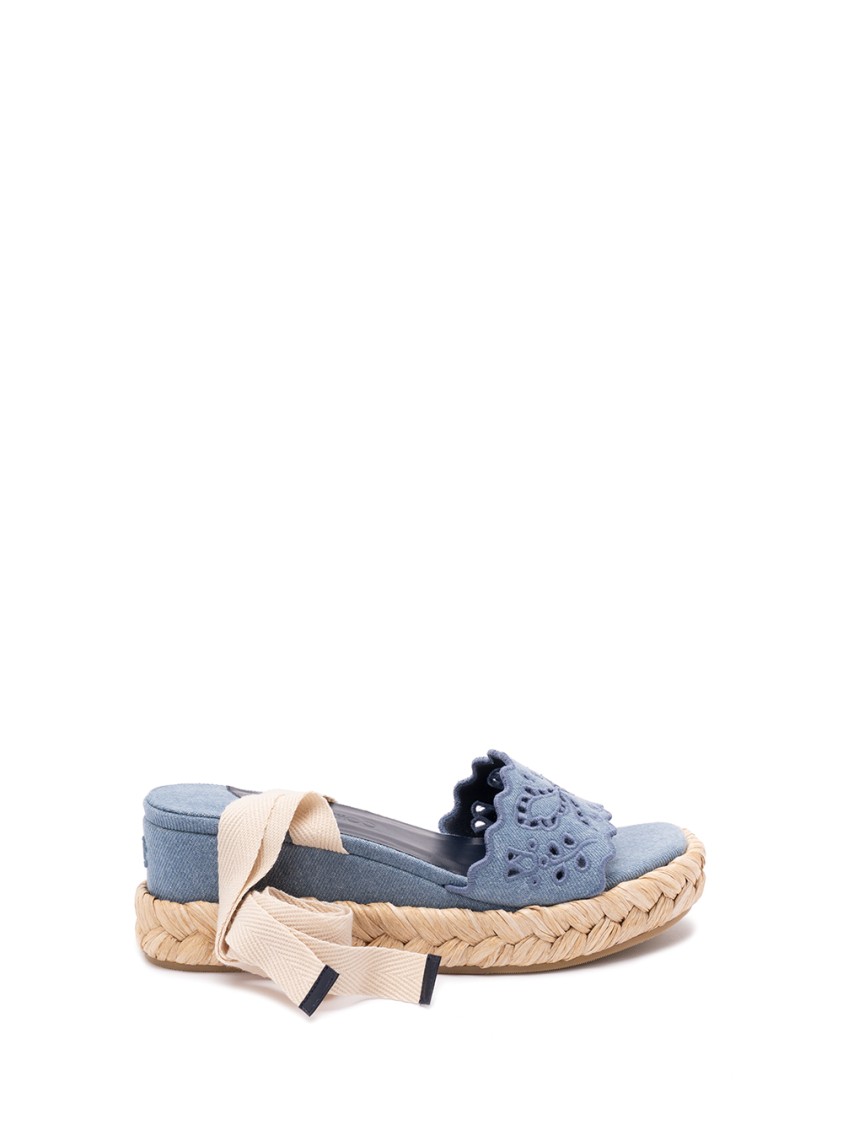 Jimmy Choo `arlee Wedge 60` In Blue