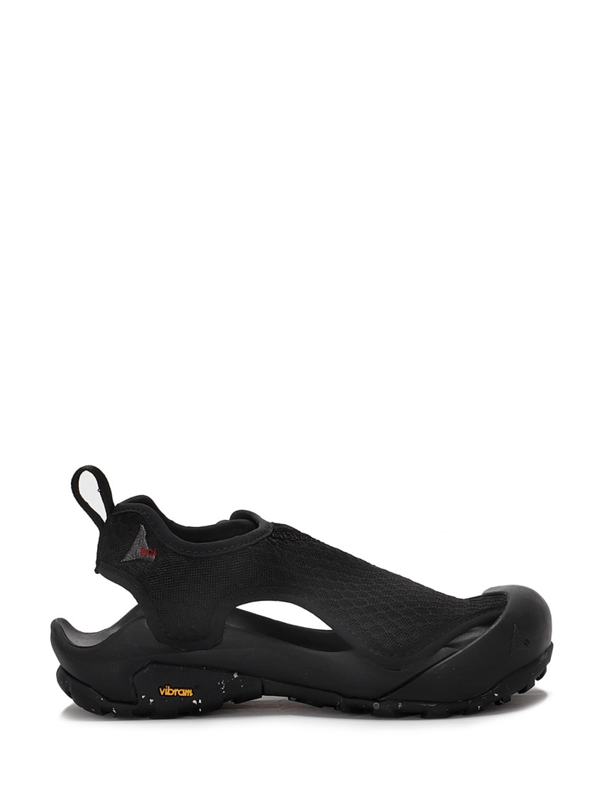 Shop Roa Arpy Sandals In Black