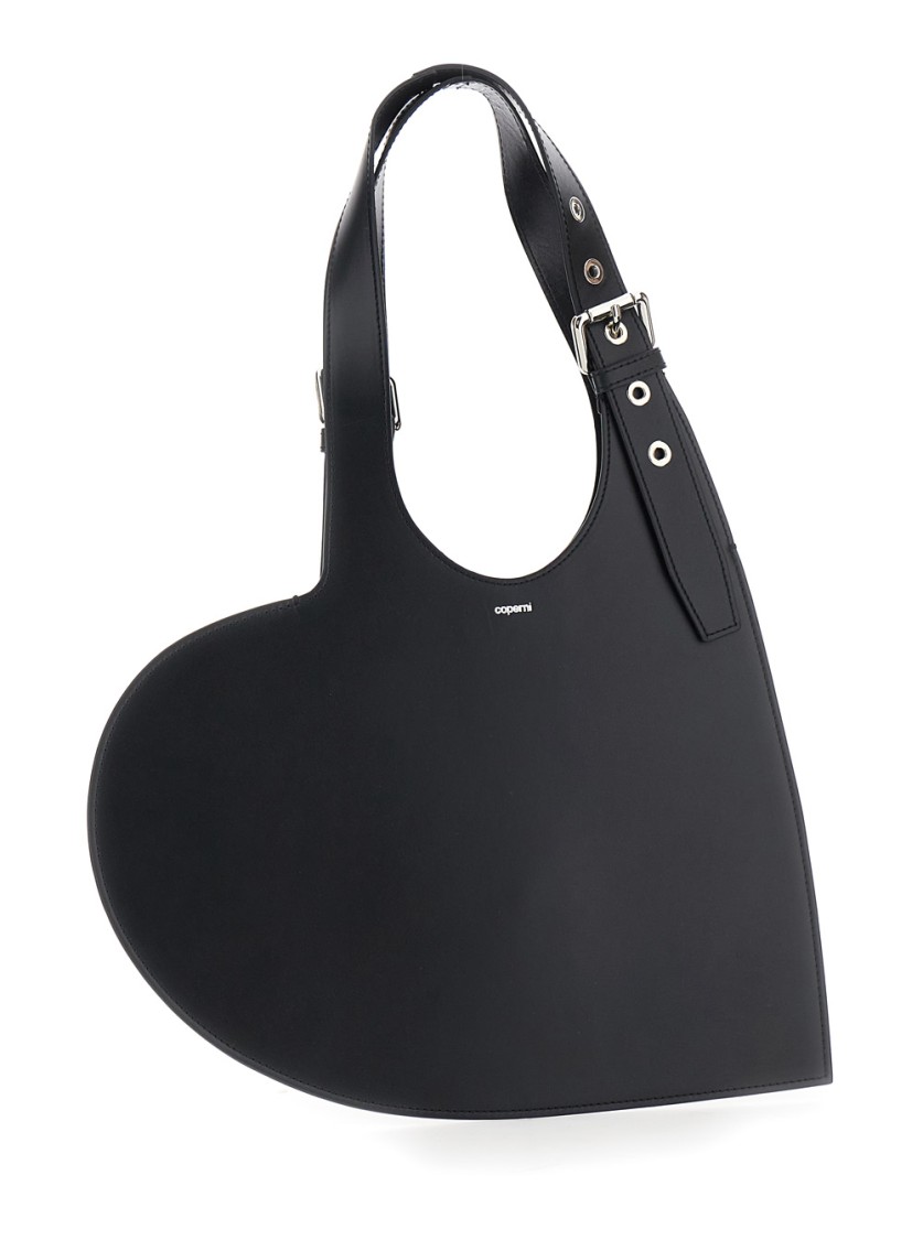 Coperni Belt Heart Tote In Black