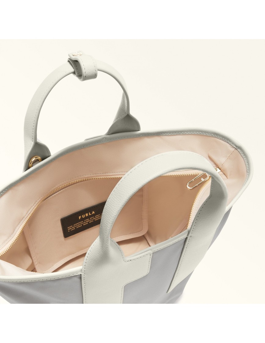 ハンドバッグ Furla  Piuma M Tote Nylon Handbag Ash Color Furla Women's Piuma M Tote Nylon Handbag Ash Color Grey