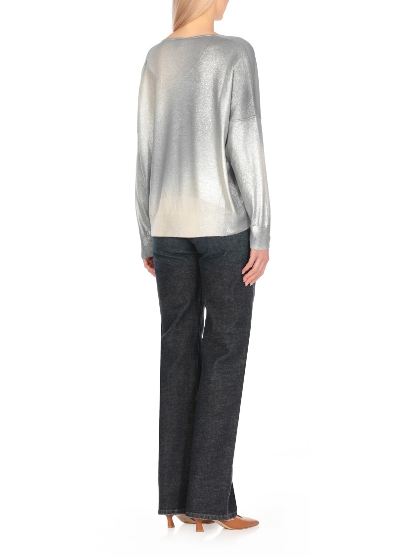 Avant Toi Cashmere And Silk Sweater In White