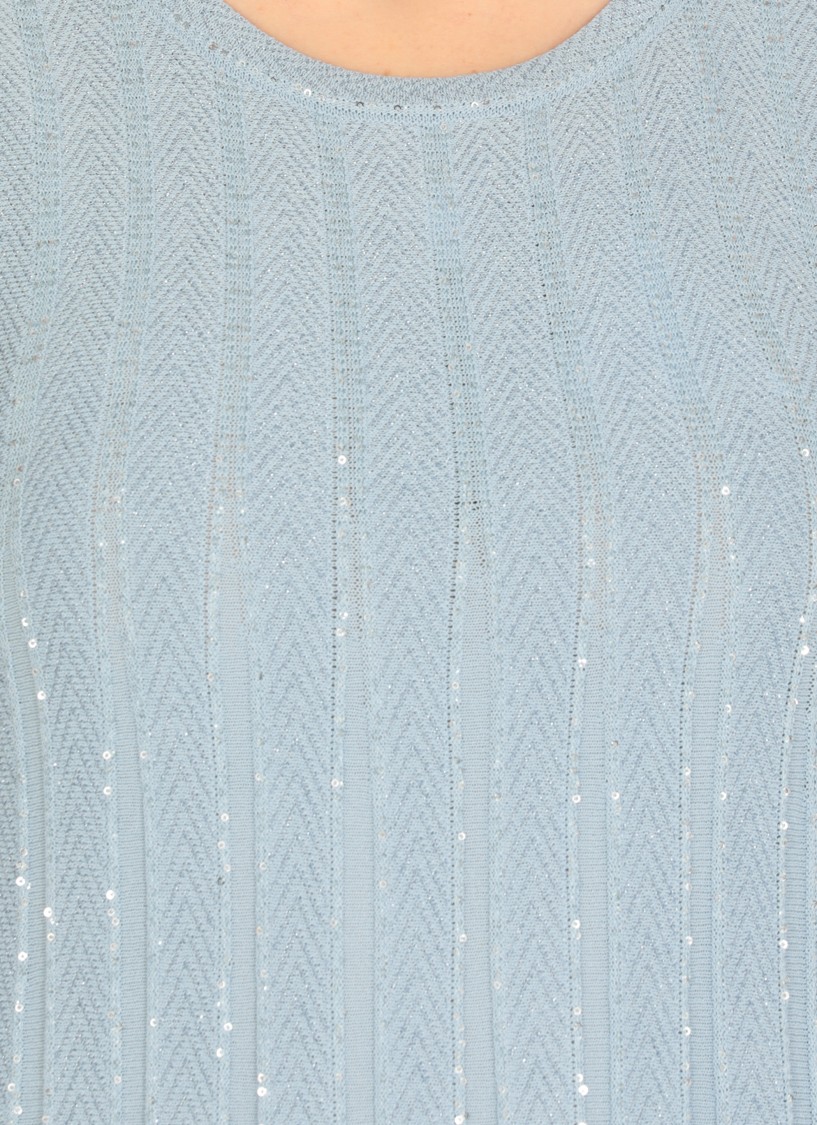 Shop D Exterior D. Exterior Light Blue Viscose Dress
