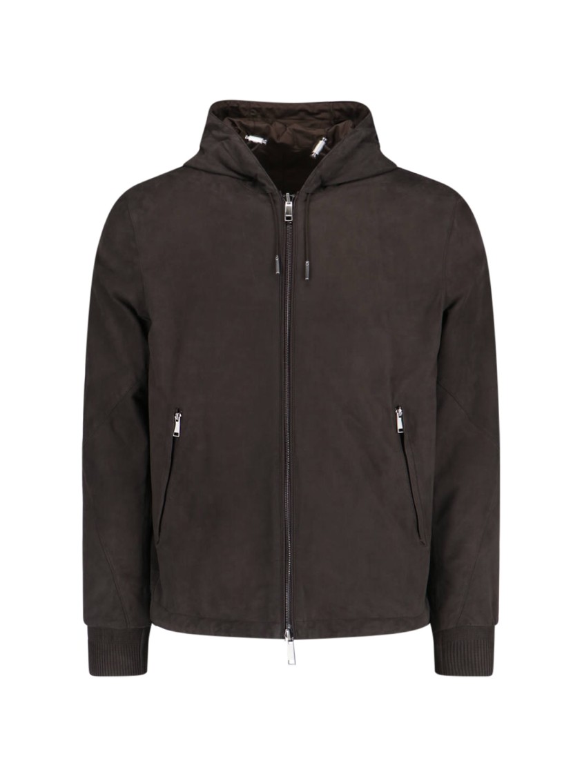 Shop Zegna Reversible Hoodie – Brown