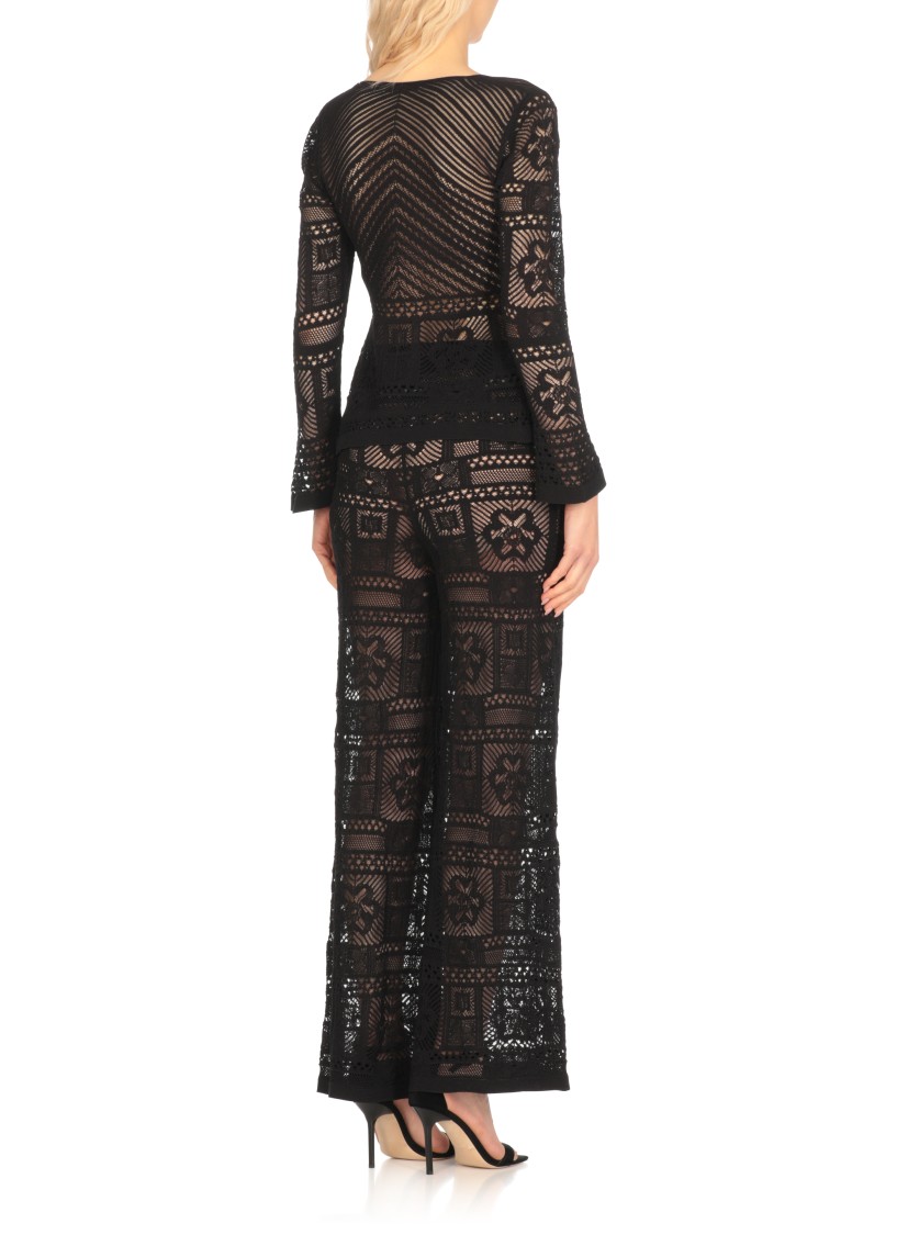 D Exterior D. Exterior Black Cotton Sweater