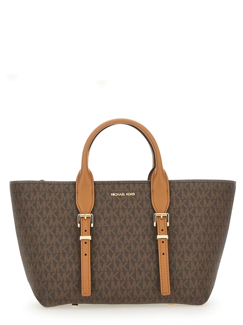 Michael Michael Kors Satchel Moore S Brown Camel Monogram In Brown