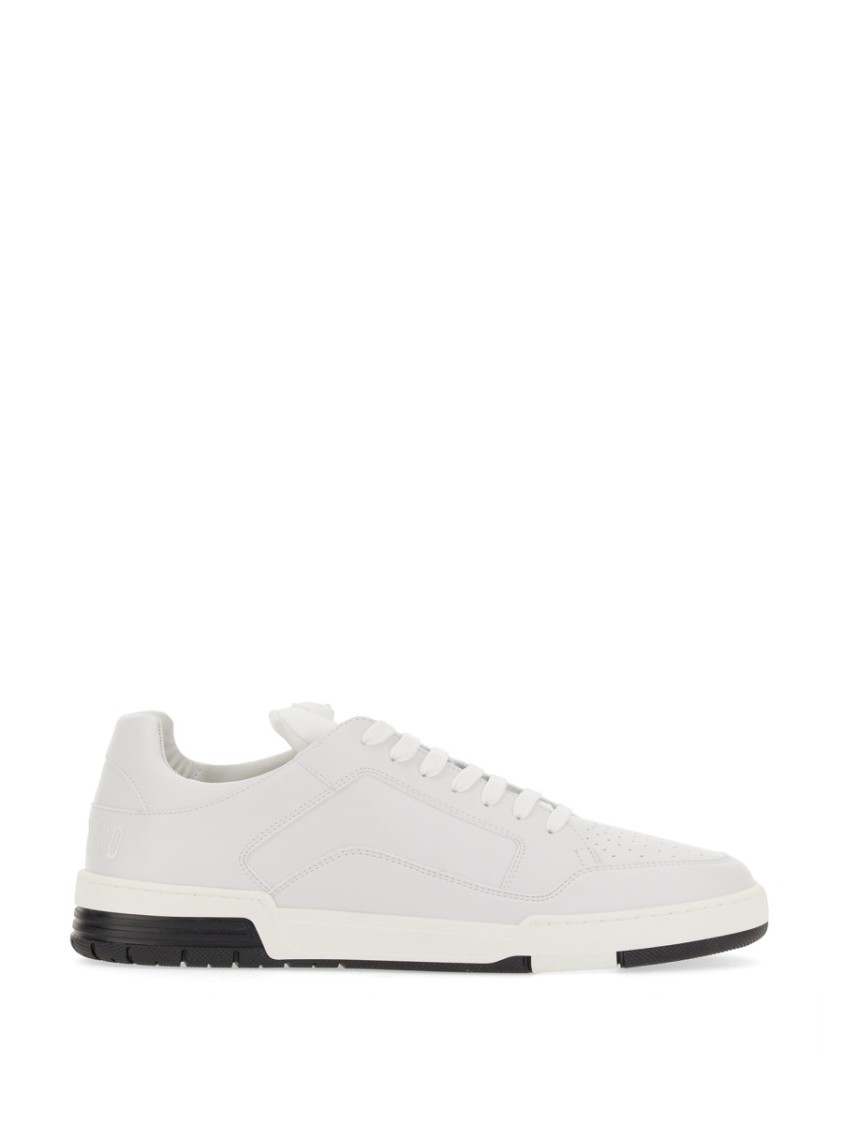 スニーカー Moschino SNEAKER STREETBALL RUBBER TEDDY BEAR White Streetball Teddy Bear Sneakers by Moschino on Sale
