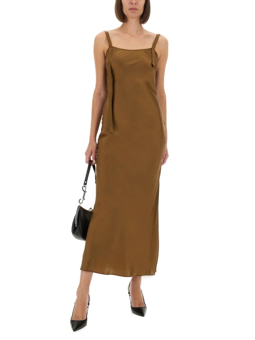 The Garment Tan Catania String Maxi Dress In Brown
