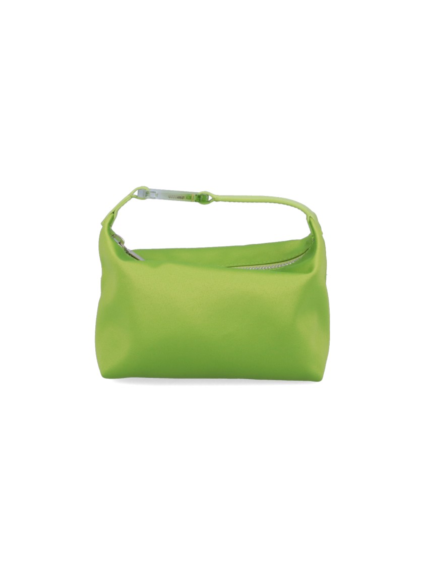 Eera "Satin Moon" Top Handle Bag  Green