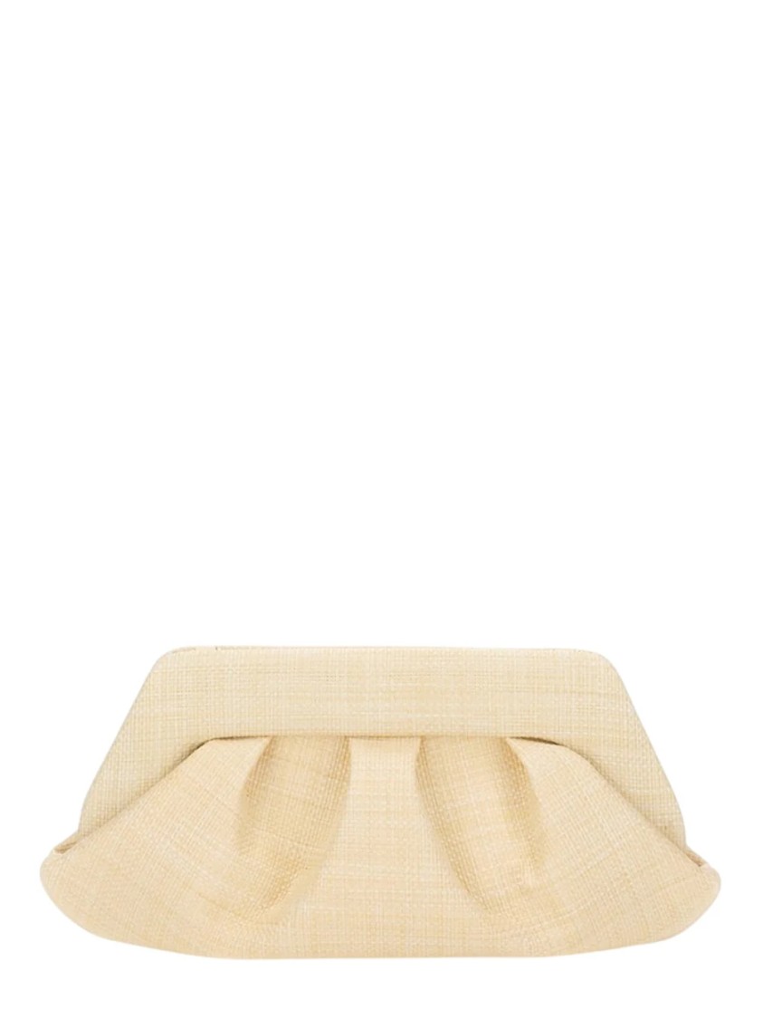 Themoirè Textured Bag With Paper Fringes