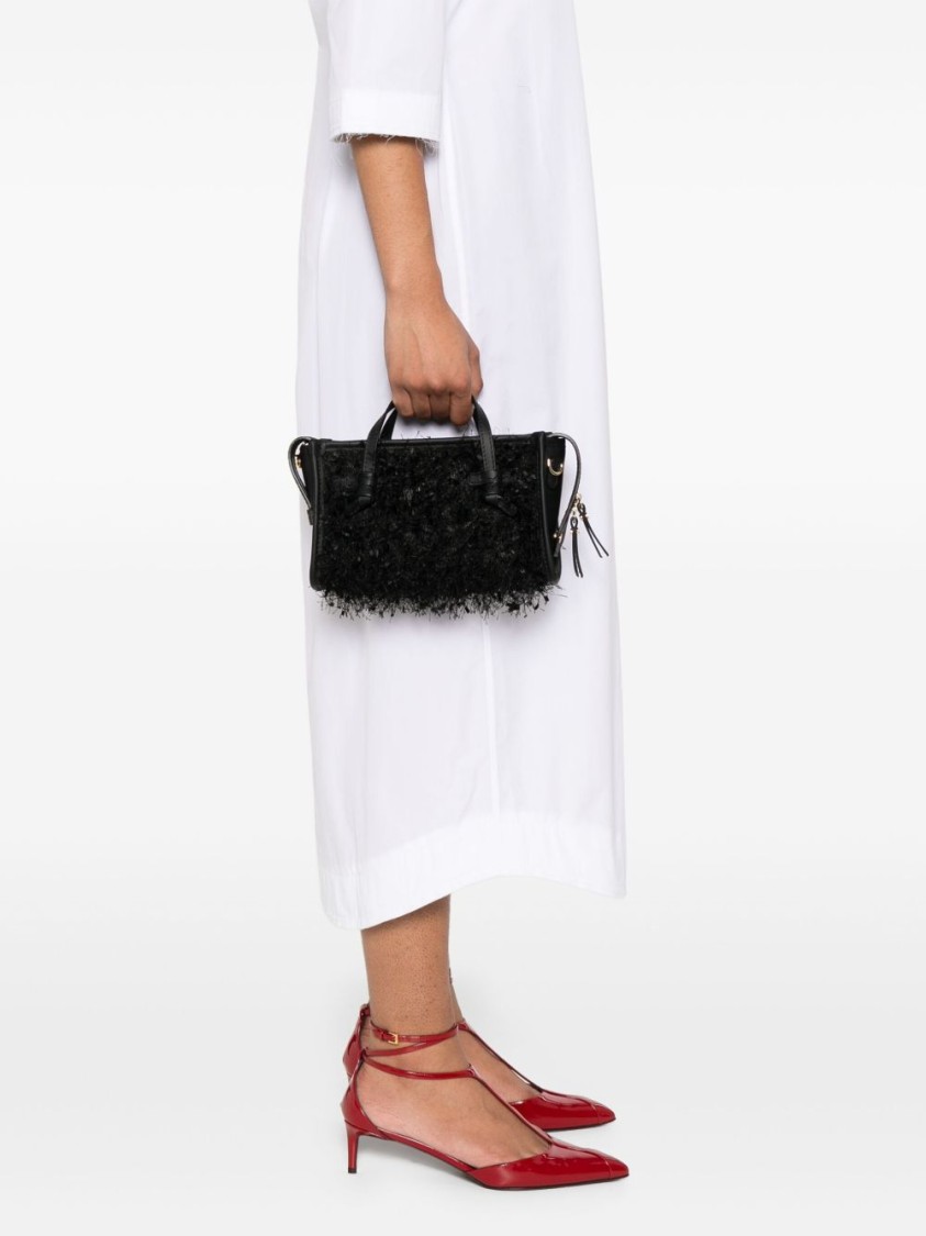 Gianni Chiarini Black Textured Shopper Bag With Dual Handles