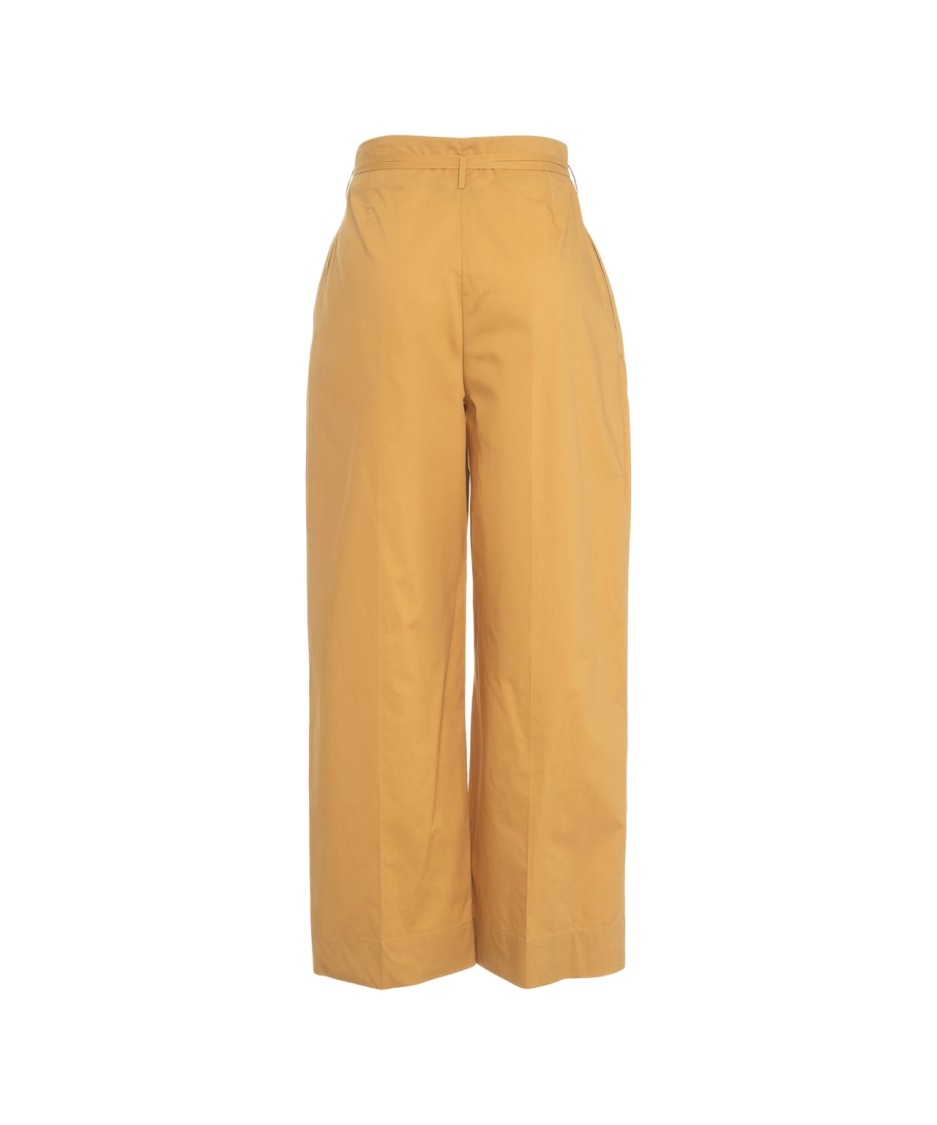 Liu •jo Liu Jo High-waisted Wide-leg Pants With Waist Belt