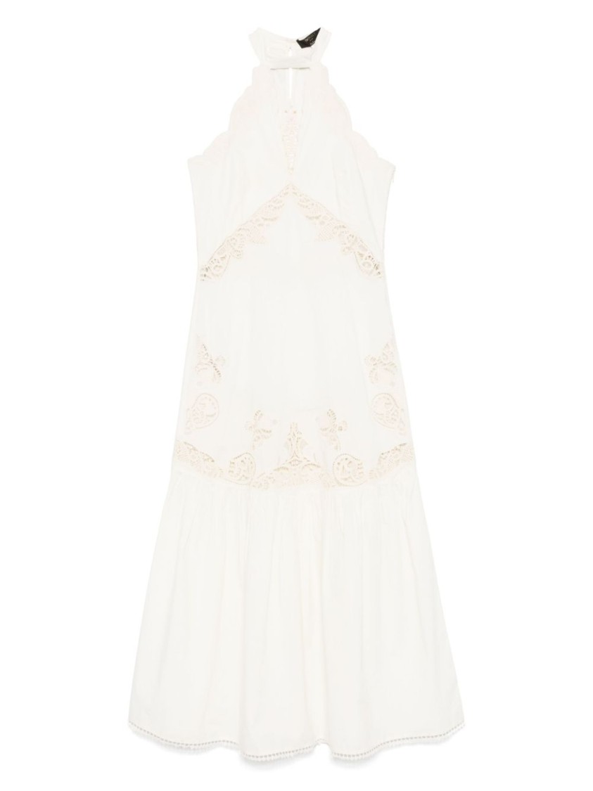 Twinset Twin-set Halter Neck Maxi Dress