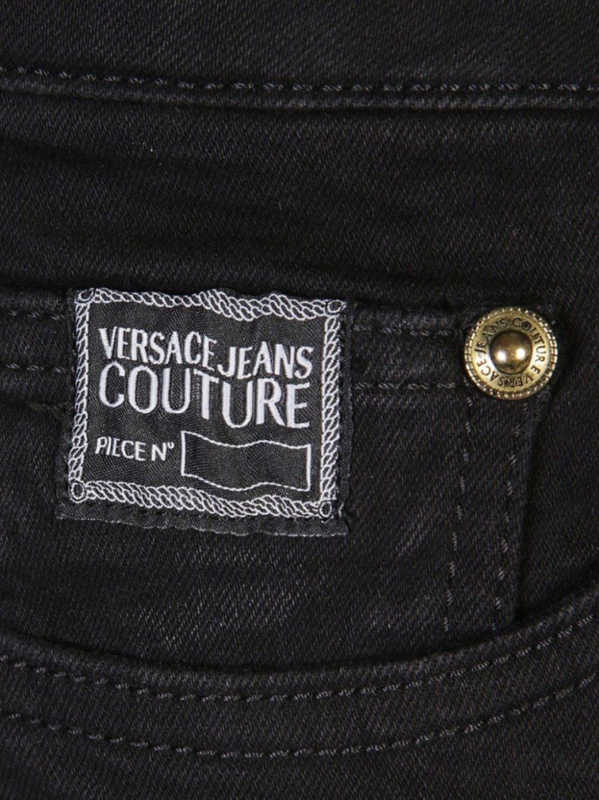 Shop Versace Jeans Couture Black Cotton Jeans