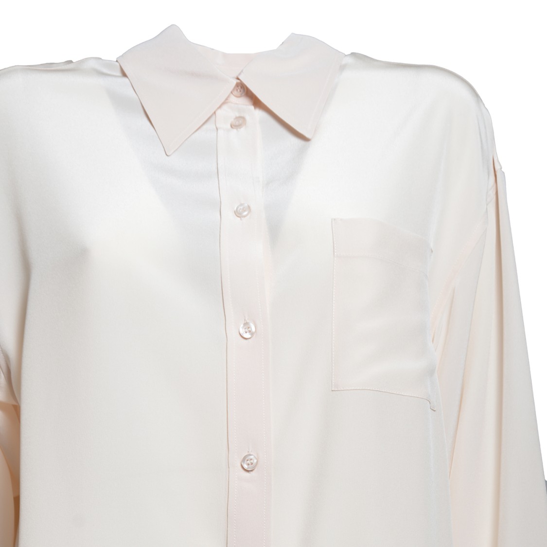 Sportmax Relaxed-fit Silk Crêpe De Chine Blouse
