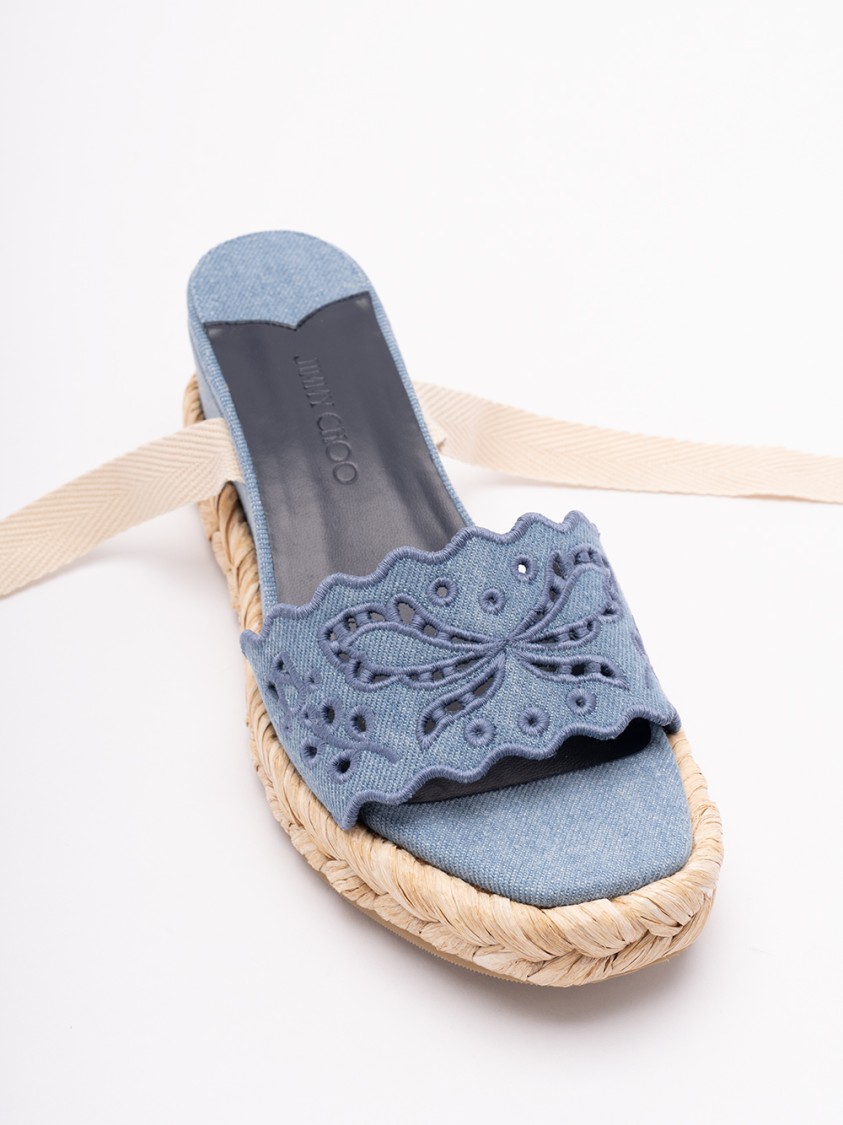 Jimmy Choo `arlee Wedge 60` In Blue